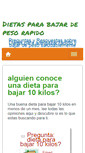 Mobile Screenshot of dietasbajardepeso.org